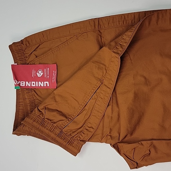 UNIONBAY NEW MENS DARK ORANGE SHORTS DRAWSTRING SZ XL - Picture 2 of 9